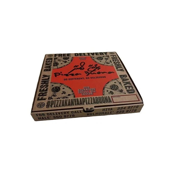 Caixa de pizza de cartró ondulat