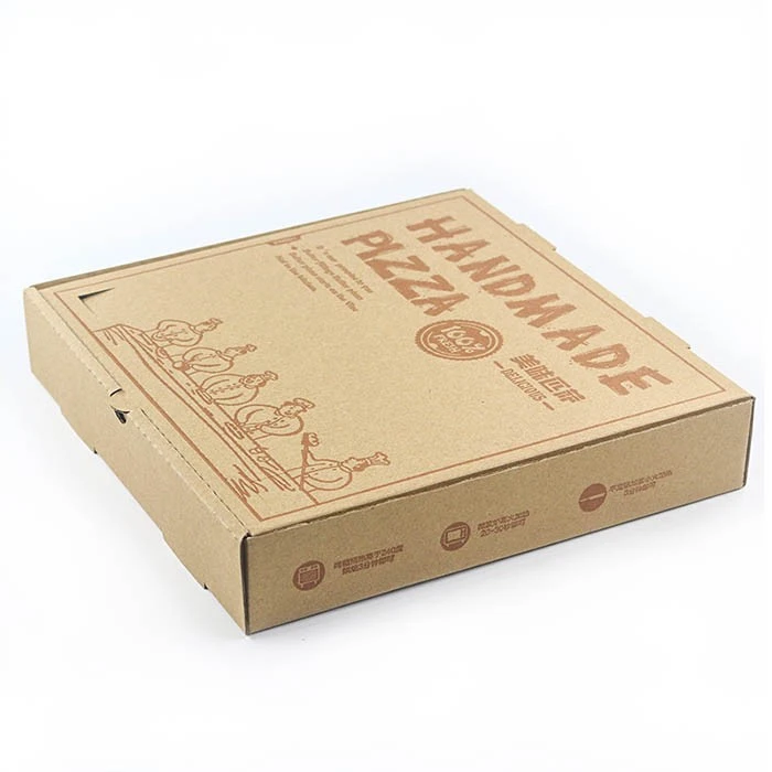 Food Grade Custom Logo Corrugated Luxury Pizza Box