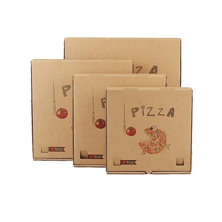 Caixa de pizza personalitzada professional d'alta qualitat Caixa de targetes de color