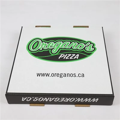 Caixa de pizza d'impressió personalitzada de cartró ondulat