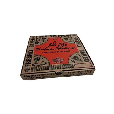 Caixa de pizza de cartró ondulat
