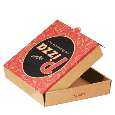 Caixa d'embalatge de qualitat alimentària Caixa de pizza xinesa Llogo personalitzada