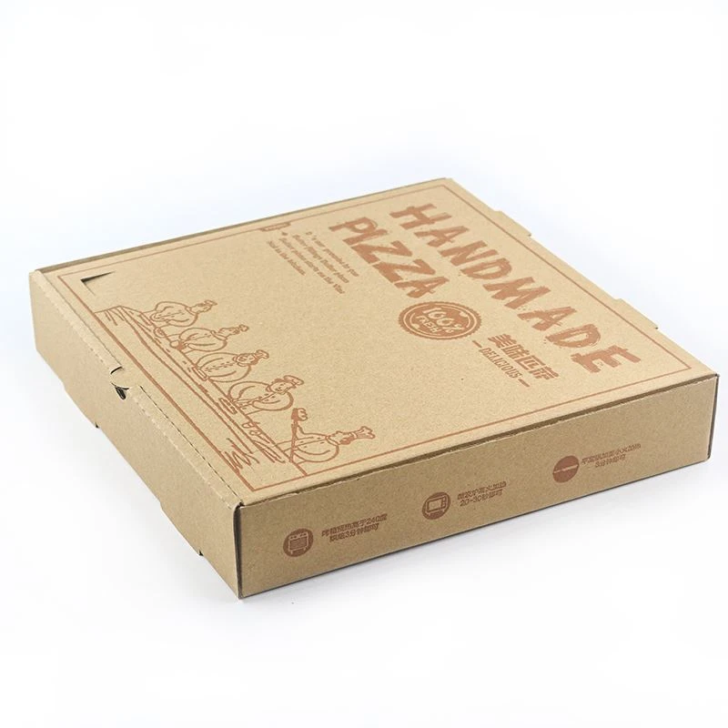 Embalatge per emportar Caixes de pizza de paper kraft